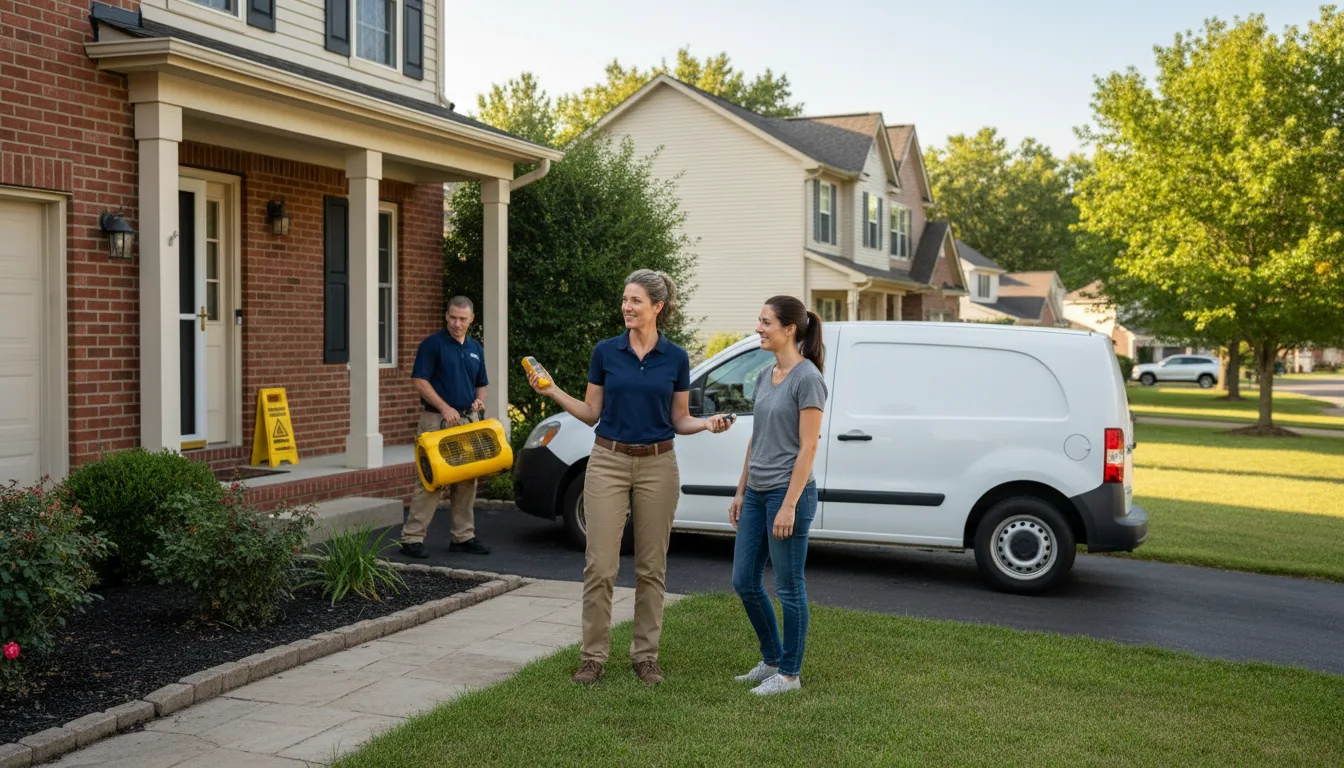 Water restoration image for Fire And Smoke Damage Restoration in Centerview, MO